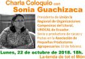 La Tenda de Tot el Món ofrece una charla con la productora ecuatoriana Sonia Guachizaca
