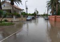 En hora y media se registraron unas precipitaciones de 12 litros por metro cuadrado, lo que ocasionó la inundación generalizada de Almardà