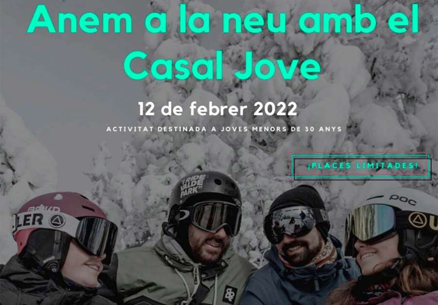 El Casal Jove organiza una excursión a la nieve el día 12 de febrero