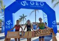 Primeros podios de la temporada para la escuela de triatlón Huracán Puerto Sagunto