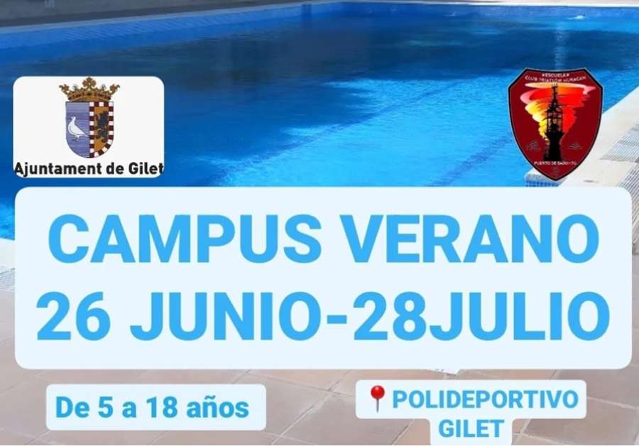 La escuela del Club Triatlón Huracán Puerto Sagunto lanza de nuevo su campus de verano en Gilet