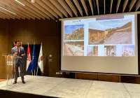 El alcalde de Sagunto, Darío Moreno, ha presentado la ciudad en esta conferencia internacional