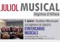 Vuelve la música a Algímia d’Alfara con la programación de «Juliol Musical»
