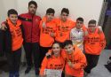 La expedición del Club de Lucha Mediterráneo que participó en el campeonato celebrado en Pontevedra