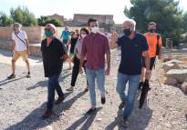 Voluntarios por el Patrimonio finaliza el acondicionamiento de la Plaza de los Estudiantes del Castillo