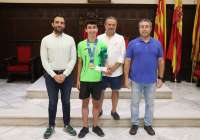 Homenaje en Sagunto al gimnasta José Cabrera tras lograr el subcampeonato de España en categoría junior