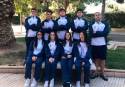 Comitiva del Acuático Morvedre que participaron en este Campeonato de España de Waterpolo
