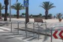 El ayuntamiento instala nuevas zonas de aparcamiento para bicis en la avenida Mediterráneo