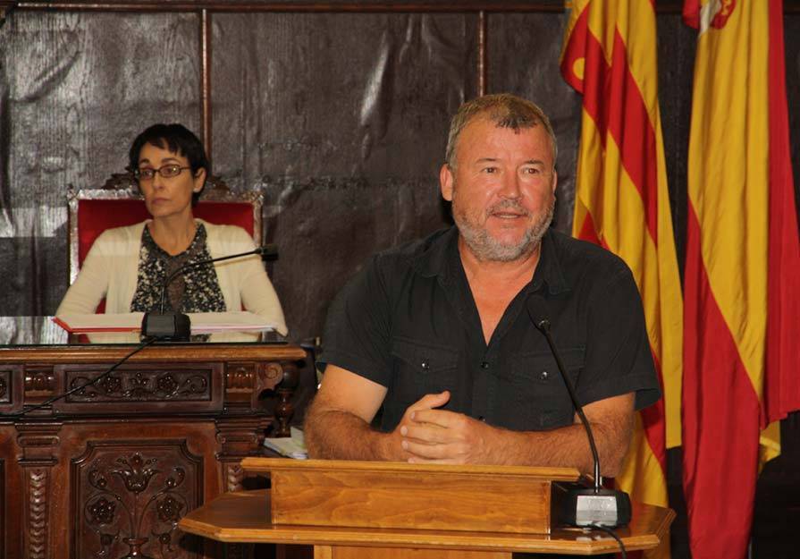 El portavoz municipal de Compromís per Sagunto, Francesc Fernández