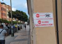 Se extienden los carteles contra la imposición del sentido único en la 9 de Octubre