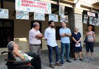 La exposición «Sagunto, ¿ciudad discapacitada?» da comienzo a la Semana Europea de la Movilidad