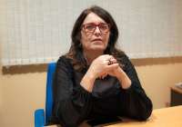 La responsable de Cultura en el Ayuntamiento de Sagunto, Ana María Quesada, durante un momento de la entrevista