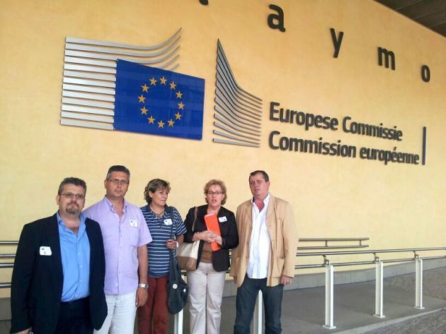 Los trabajadores de Galmed son recibidos en la Oficina Técnica de Competencia Europea