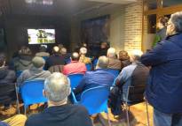 Unas 40 personas acuden al estreno del audiovisual «Camins de l’aigua» en la Casa Penya