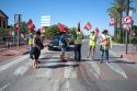 Los trabajadores de BOSAL cortan el tráfico de Sagunto y Puerto
