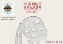 La falla Els Vents acoge la exposición «No em toques el Whatsapp!»