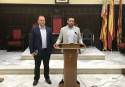 El vicepresidente segundo de la Generalitat, Rubén Martínez Dalmau, y el alcalde de Sagunto, Darío Moreno, han atendido a la prensa