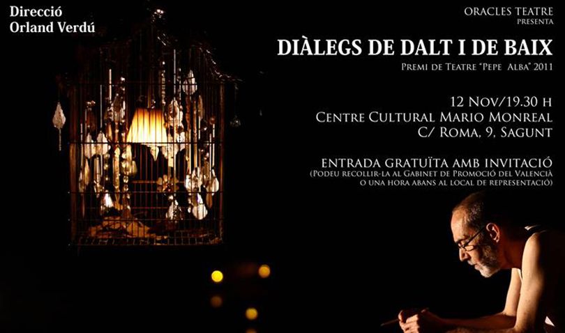El Centro Cultural Mario Monreal acoge la representación de «Diàlegs de dalt i de baix»