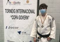 Iker Cuadros logra la medalla de bronce en la Copa Gobern de Andorra de Judo