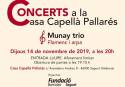 Munay Trío ofrece una actuación de fusión flamenca en Concerts a la Casa Capellà Pallarés