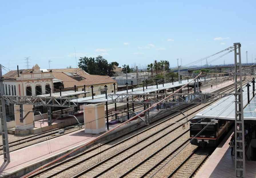 Imagen de archivo de la estación del ferrocarril de Sagunto