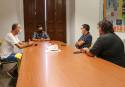 Los extrabajadores de Bosal España en Sagunto se reunieron con el alcalde de la ciudad, Darío Moreno