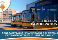 Sagunto organiza una consulta ciudadana en forma de talleres sobre el servicio público de transportes