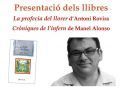 Antoni Rovira y Manel Alonso presentan sus libros en el Espai Bloc de Sagunto