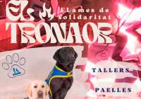 La falla El Tronaor dedica su Mig Any a los perros de asistencia de niños con autismo