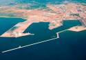 Imagen aérea de las instalaciones portuarias de Sagunto
