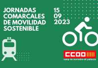 CCOO realizará unas jornadas comarcales sobre la movilidad sostenible a los centros de trabajo