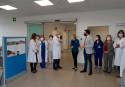 La consellera de Sanidad, Ana Barceló, ha visitado este miércoles el centro hospitalario saguntino