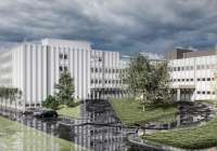 Imagen del nuevo edificio del Hospital de Sagunt proyectado por la Conselleria