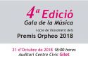 El Centro Cívico de Gilet acogerá la entrega de los Premios Orpheo de la Música Camp de Morvedre