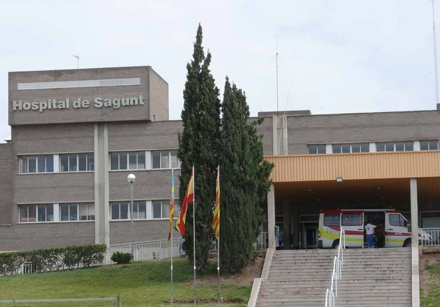 Foto de archivo de la fachada del Hospital de Sagunto