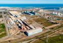 Vista aérea de las instalaciones de ArcelorMittal en Puerto de Sagunto
