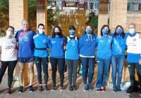 Integrantes del Club Deportivo Camp de Morvedre junto a voluntarios de la ONG Metges del Món Comunitat Valenciana
