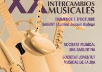 La Lira Saguntina y la Sociedad Juventud Musical de Faura ofrecen un concierto en Sagunto