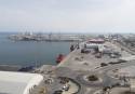 Panorámica del puerto marítimo de Sagunto (Foto: Drones Morvedre)