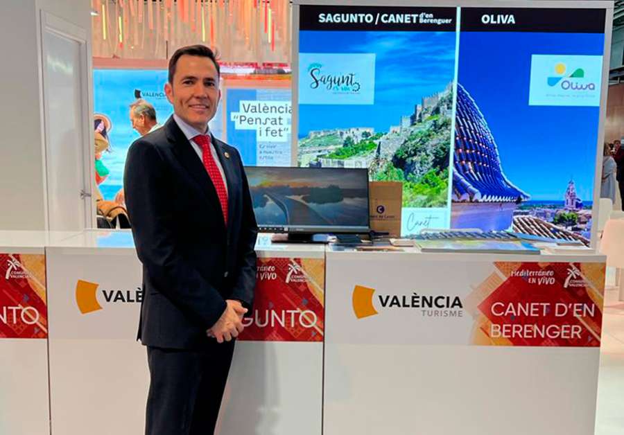 El alcalde de Canet ya se encuentra en Madrid participando en la Feria Internacional de Turismo