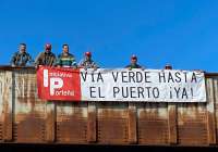 IP critica la falta de interés del PSOE por acabar la Vía Verde hasta Puerto de Sagunto