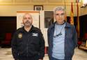 El concejal de Policía Local, Enric Ariño, junto al comisario principal-jefe de este cuerpo de seguridad, Rafael De Manuel