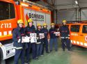 Los calendarios de los bomberos de Sagunto recaudan 10.000 euros para ayudar a Diego