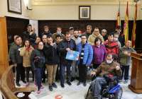 El Centro Ocupacional Sant Cristòfol elabora la felicitación navideña del Ayuntamiento de Sagunto para este año