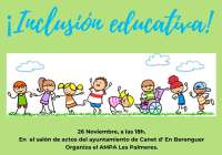 El AMPA del CEIP Les Palmeres de Canet organiza una charla sobre inclusión educativa