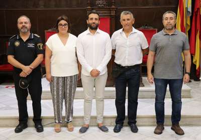 Antonio Comeche recibido en el Ayuntamiento de Sagunto tras ser seleccionado para competir en el Campeonato del Mundo