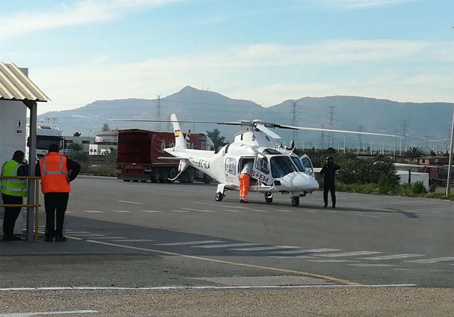 El equipo de asistencia médica se ha desplazado en helicóptero, aunque nada ha podido hacer por salvar la vida del accidentado