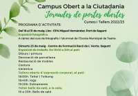 El Campus Obert a la Ciutadania de Sagunto celebra sus jornadas de puertas abiertas de este curso