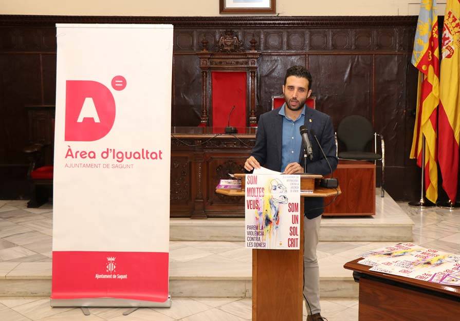 El alcalde de Sagunto, Darío Moreno, ha presentado el programa de actos esta mañana