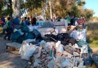 Recogen más de 2.000 kilos de basura en la ribera del río Palancia